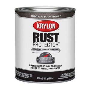 Антикоррозионная краска Krylon Rust protector hammered finish Brown (Коричневый)