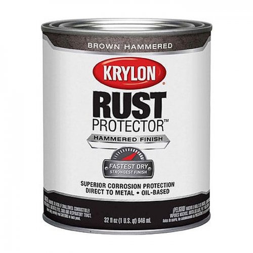   Krylon Rust protector hammered finish Brown ()