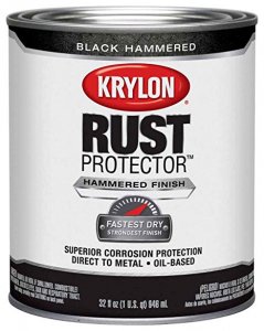 Антикоррозионная краска Krylon Rust protector hammered finish Black (Черный)