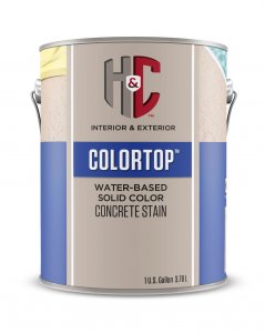 Лак H&C СOLORTOP Water Based Solid Color Concrete Stain (3,8 л)