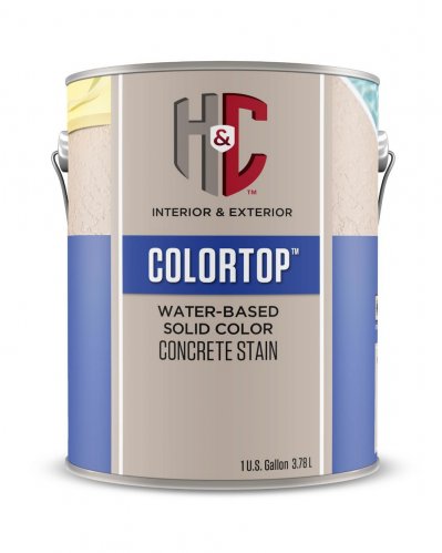 Лак H&C СOLORTOP Water Based Solid Color Concrete Stain (3,8 л)
