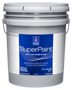 Краска для стен Sherwin Williams "SuperPaint Interior Interior Latex Flat" (19 л)
