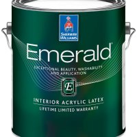Краска для стен и потолков Sherwin Williams "Emerald Interior Acrylic Latex Paint" (3.8 л)